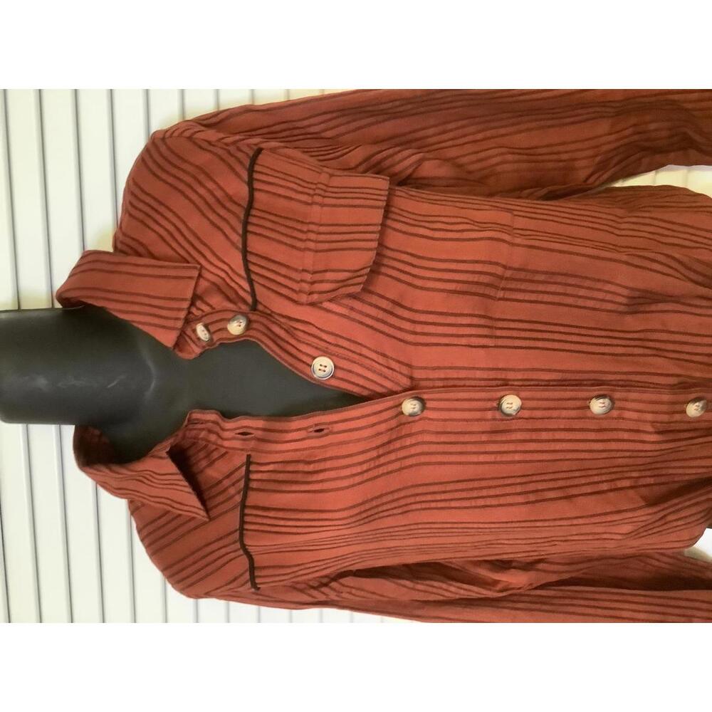 House of Harlow 1960 x Revolve Western Striped Long Sleeve Bodysuit Shirt  S New
